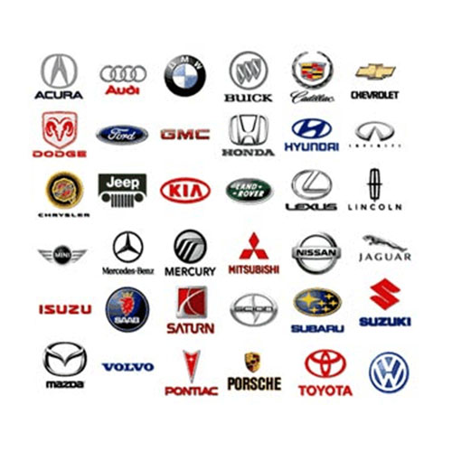 collection of various car brand logos