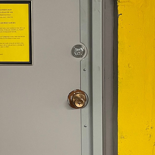 example target hardening parking garage door